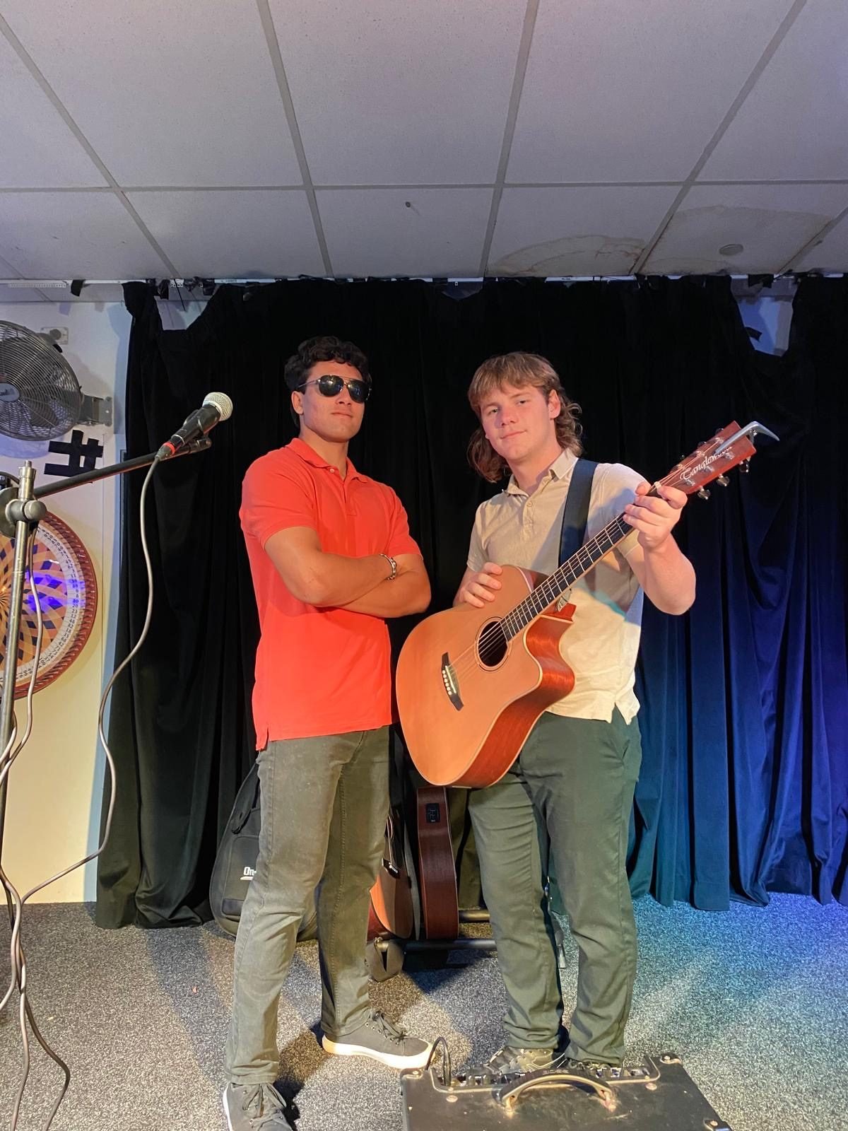 Sound check done, game faces on